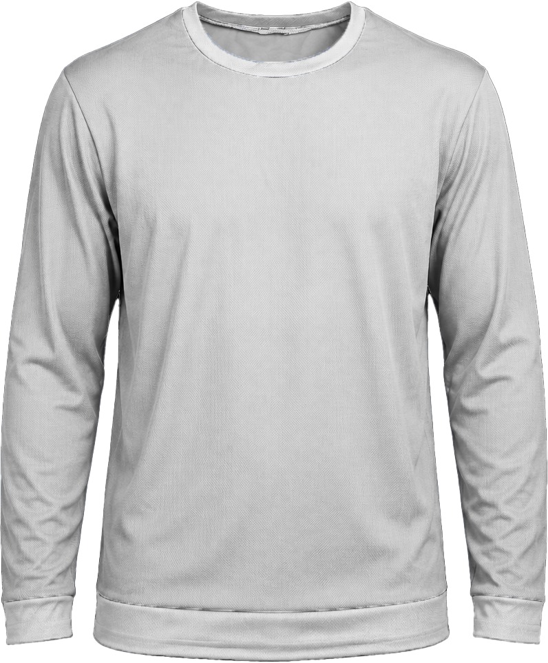 +27 Ladies Crew Neck T-shirt, Fitted Long Sleeve, Birdseye