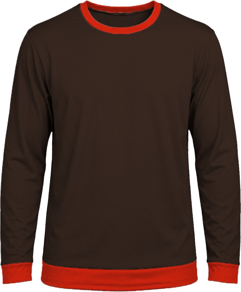 Ringer Ladies Crew Neck T-shirt, Fitted Long Sleeve, Birdseye