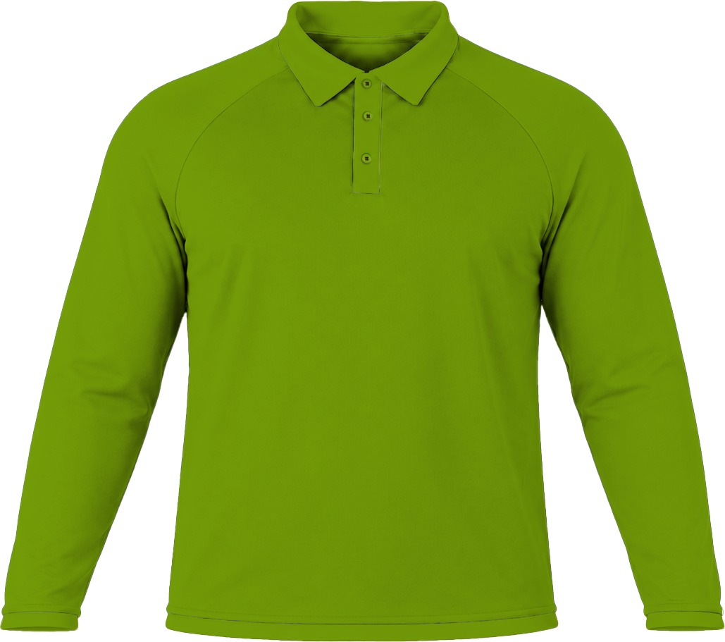 +27 Unisex Golf Shirt, Raglan Long Sleeve, Reverse Birdseye