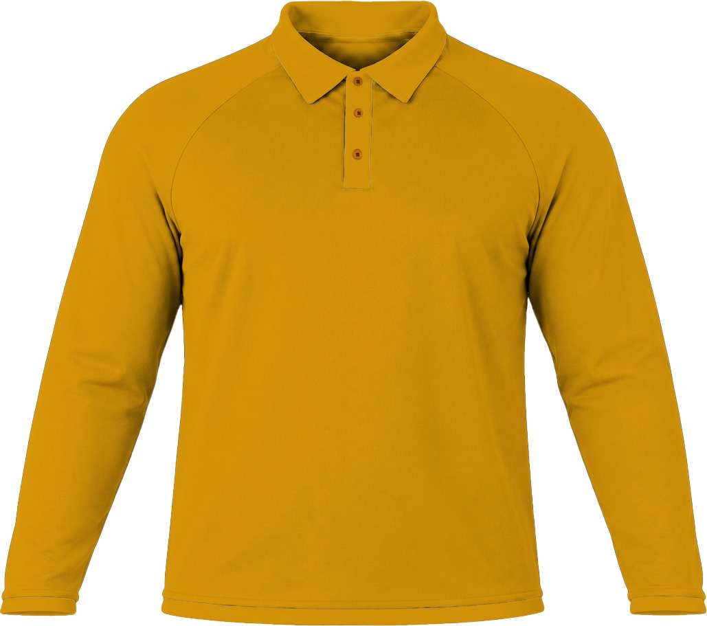 +27 Unisex Golf Shirt, Raglan Long Sleeve, Reverse Birdseye