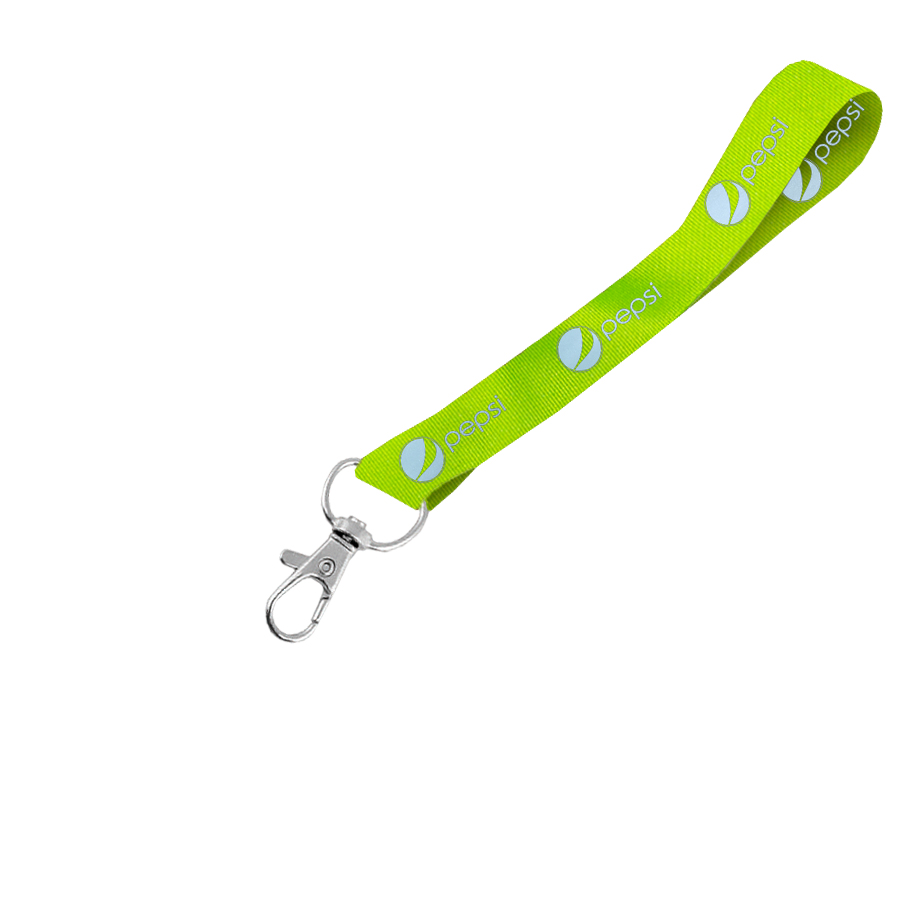 Hi-Viz Wrist Phone Strap Silver Reflective Print D/Sided with Snap Hook