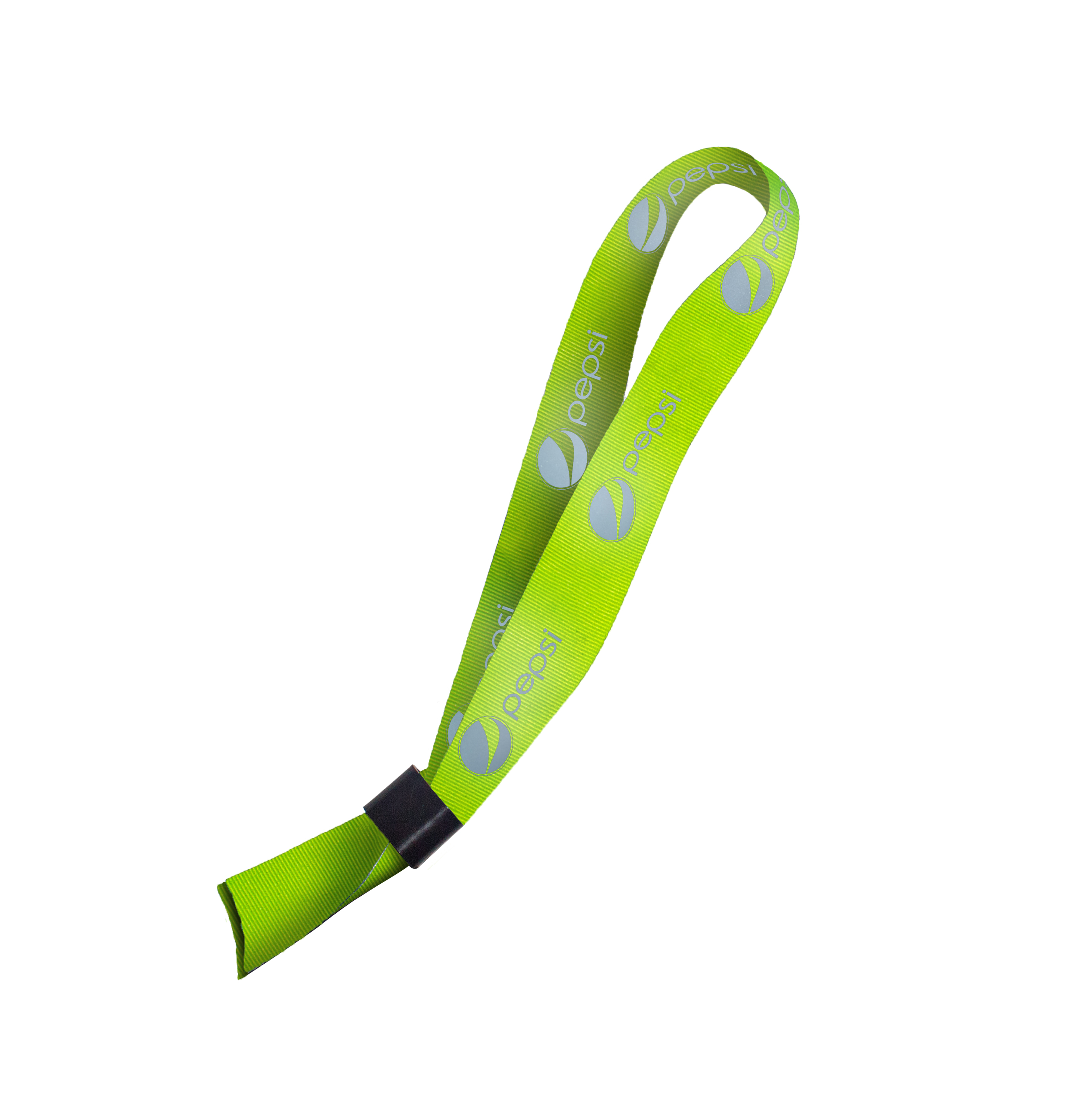 Hi-Viz Event Wristband Silver Reflective Print D/Sided with Barb Buckle