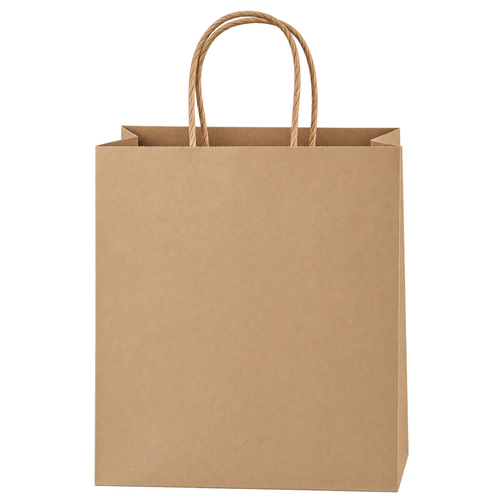 Oak Brown Paper Bag with Handles