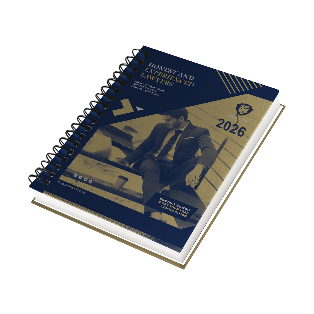 A4 Echo Full-Colour Wiro-Bound Laminated Diary (Unpadded Cover)