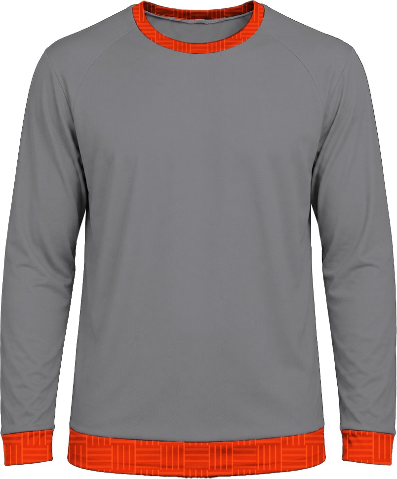 19Ten Ladies Crew Neck T-shirt, Raglan Long Sleeve, Reverse Birdseye