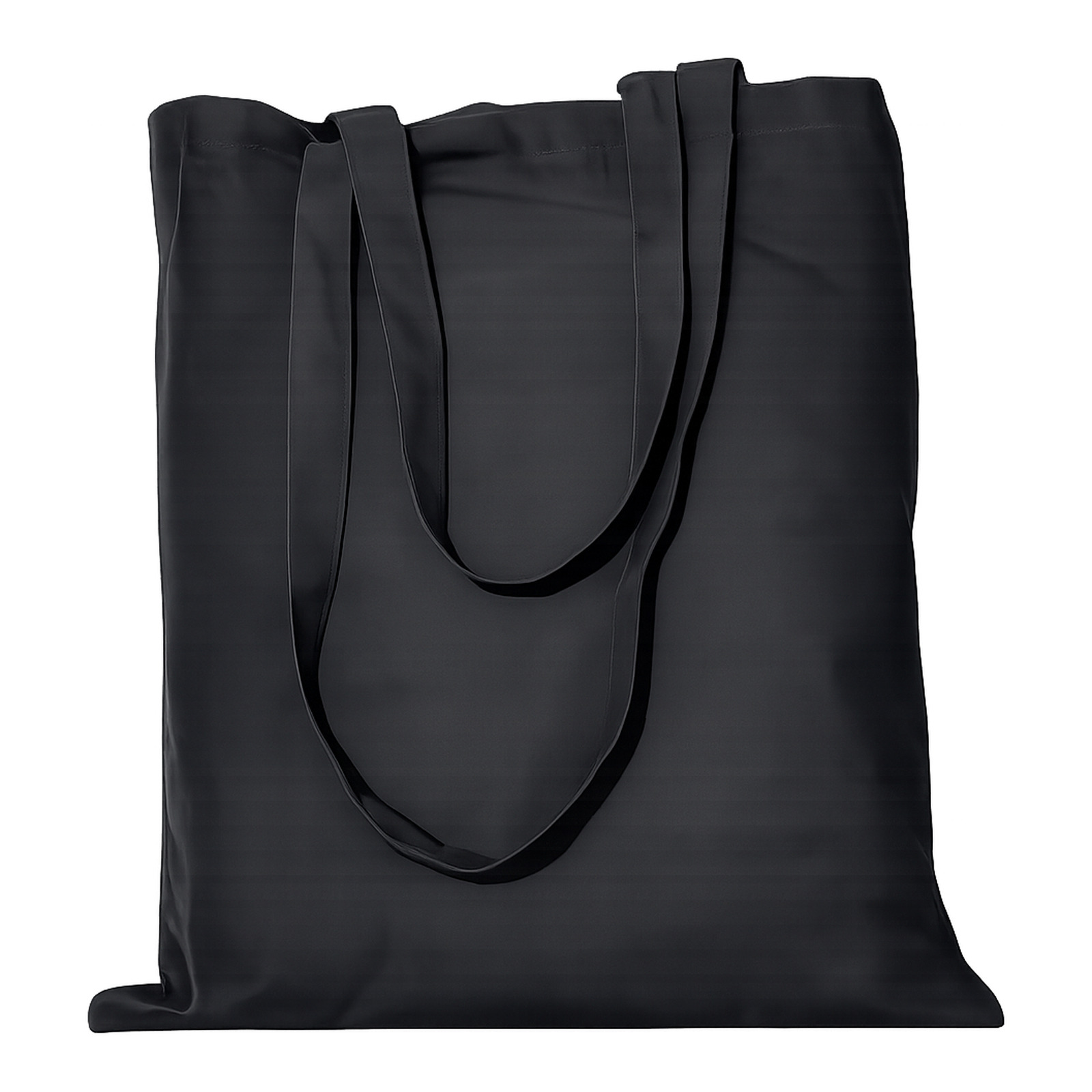 Black Karee Cotton Tote Bag