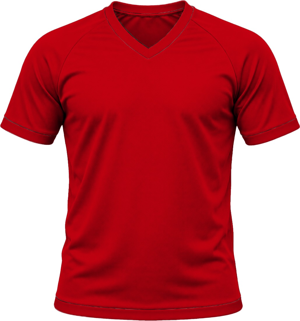+27 Unisex V-Neck T-shirt, Raglan Short Sleeve, Reverse Birdseye