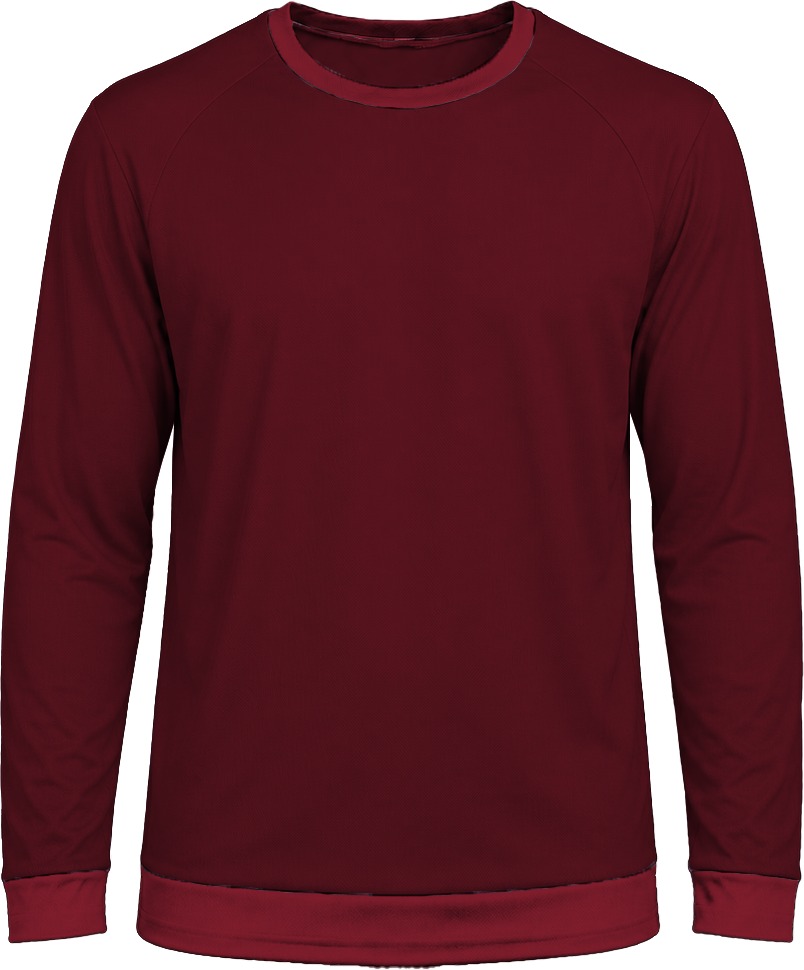 +27 Ladies Crew Neck T-shirt, Raglan Long Sleeve, Reverse Birdseye