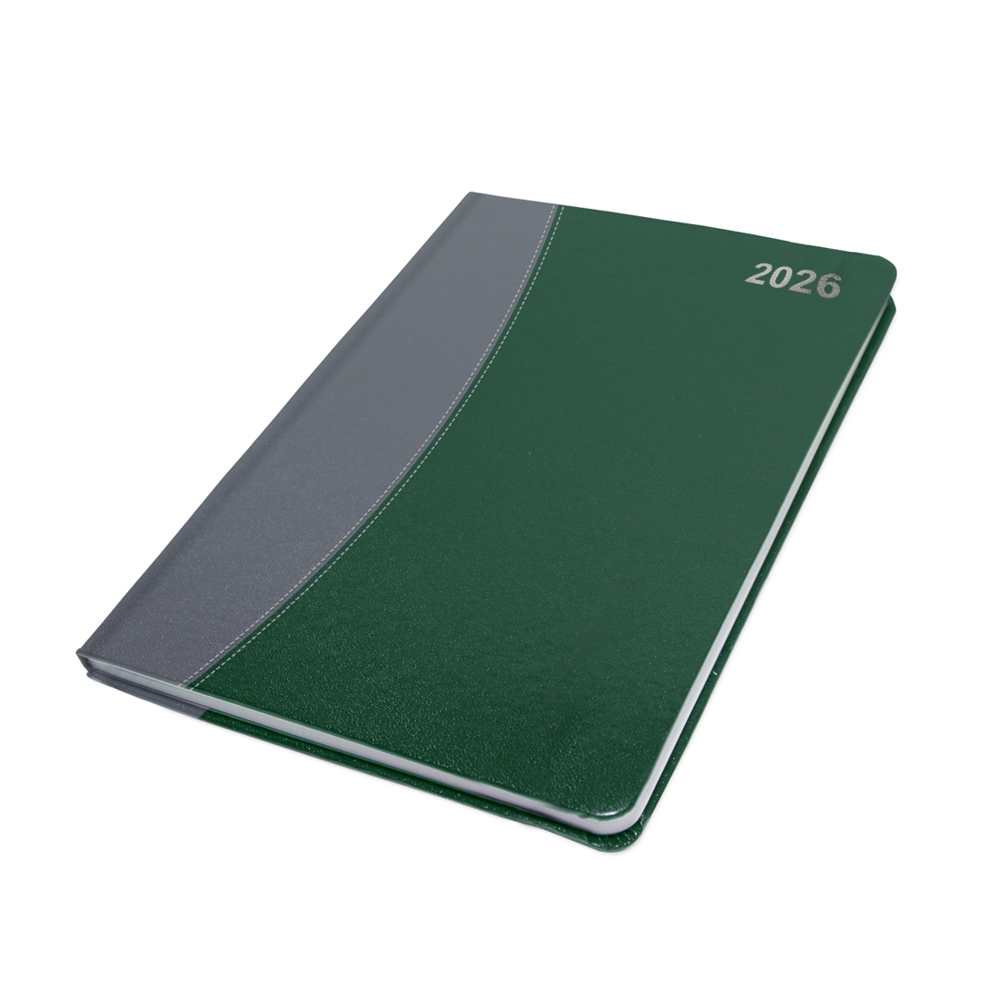 A4 Scripta Crescent Two-Tone Diary (Padded Cover)