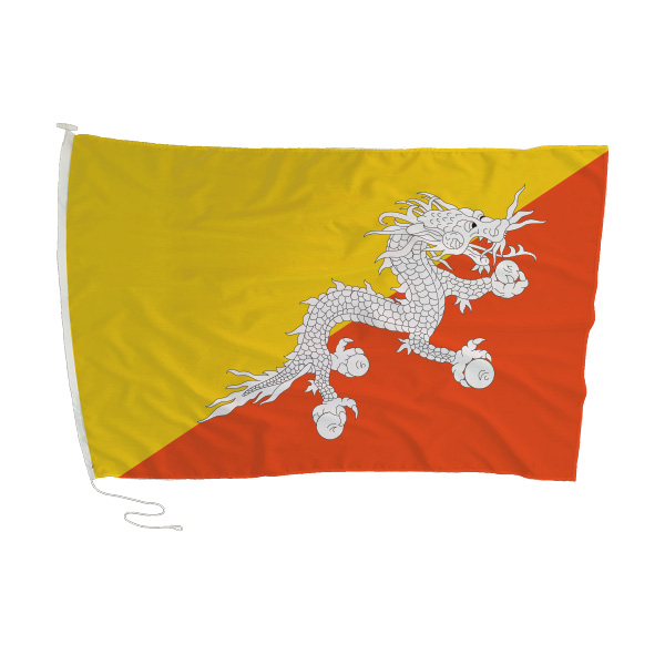 BHUTAN FLAG 180 x 120cm