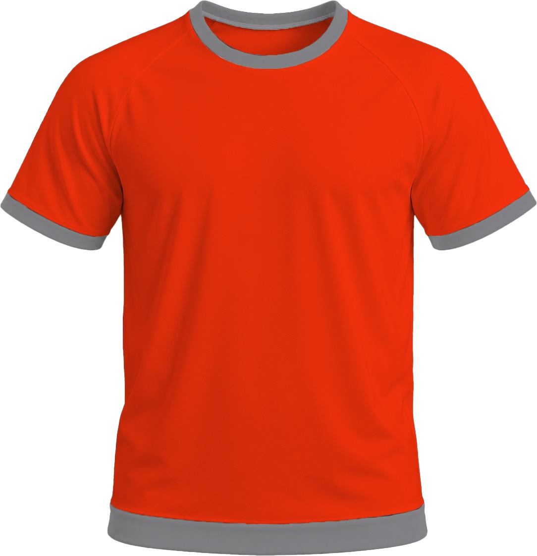 Ringer Ladies Crew Neck T-shirt, Raglan Short Sleeve, Reverse Birdseye